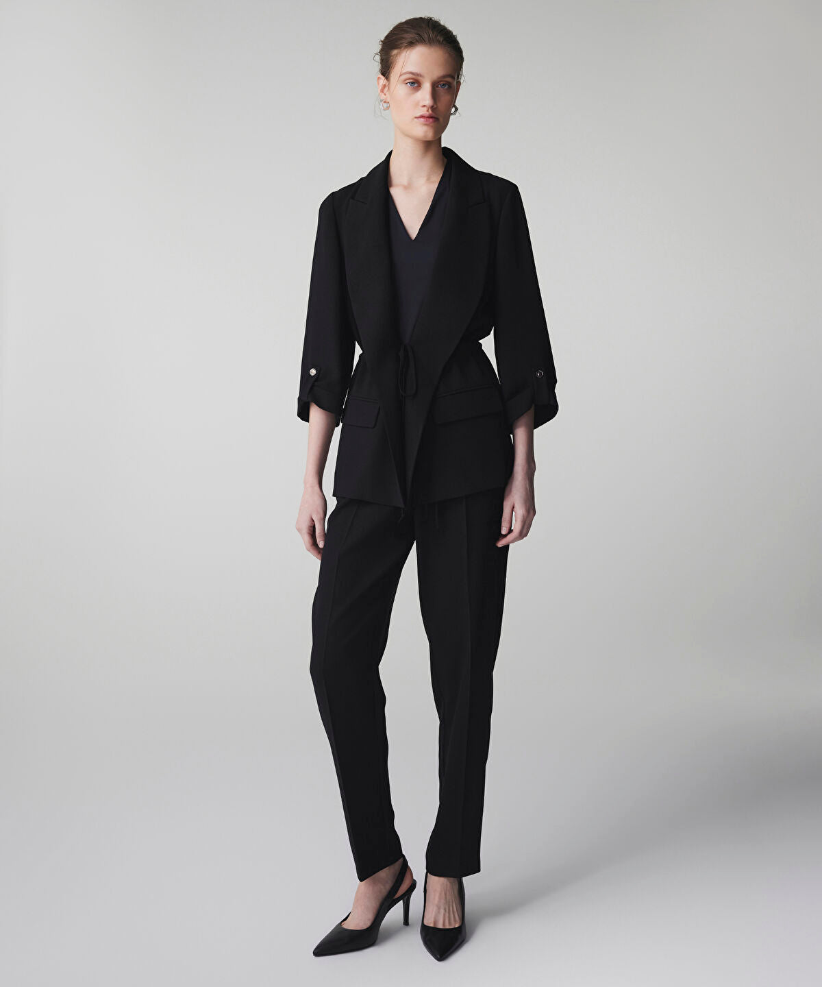Tie Waist Blazer
