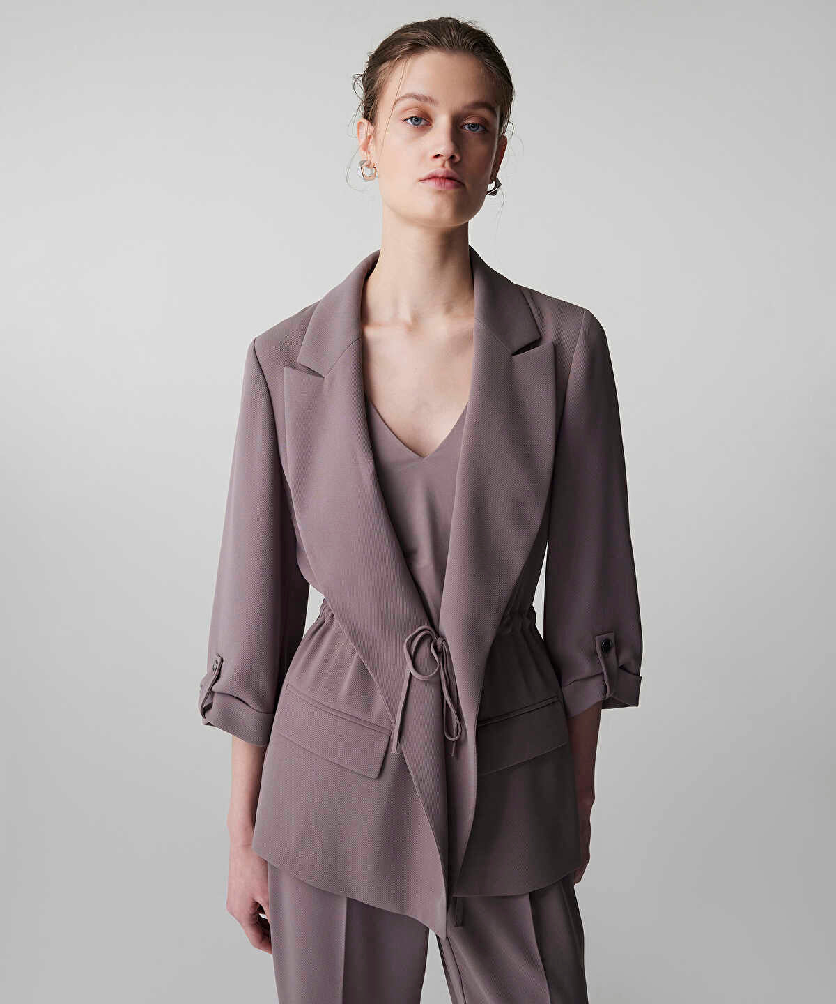 Tie Waist Blazer