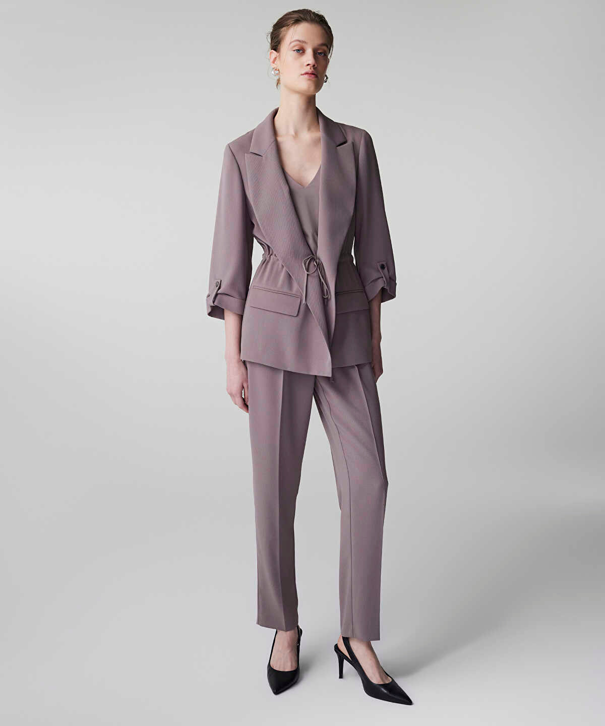 Tie Waist Blazer