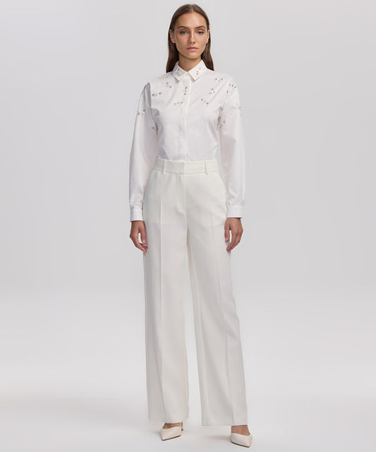 Wide-Leg Trousers