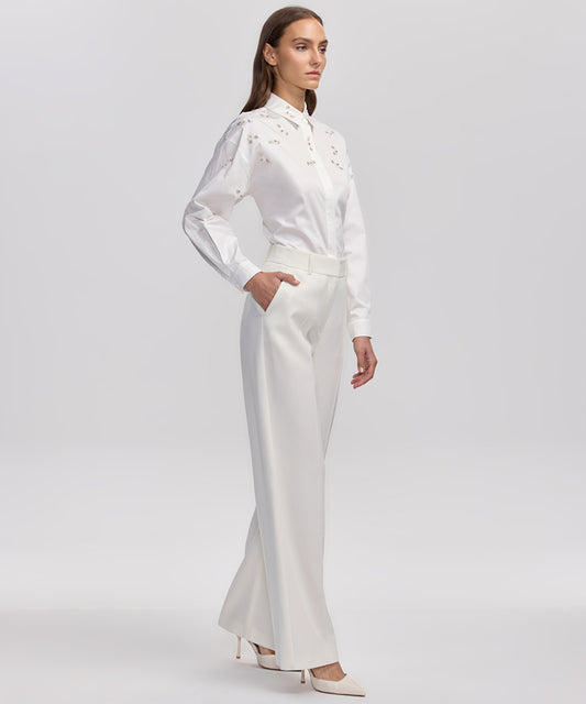 Wide-Leg Trousers