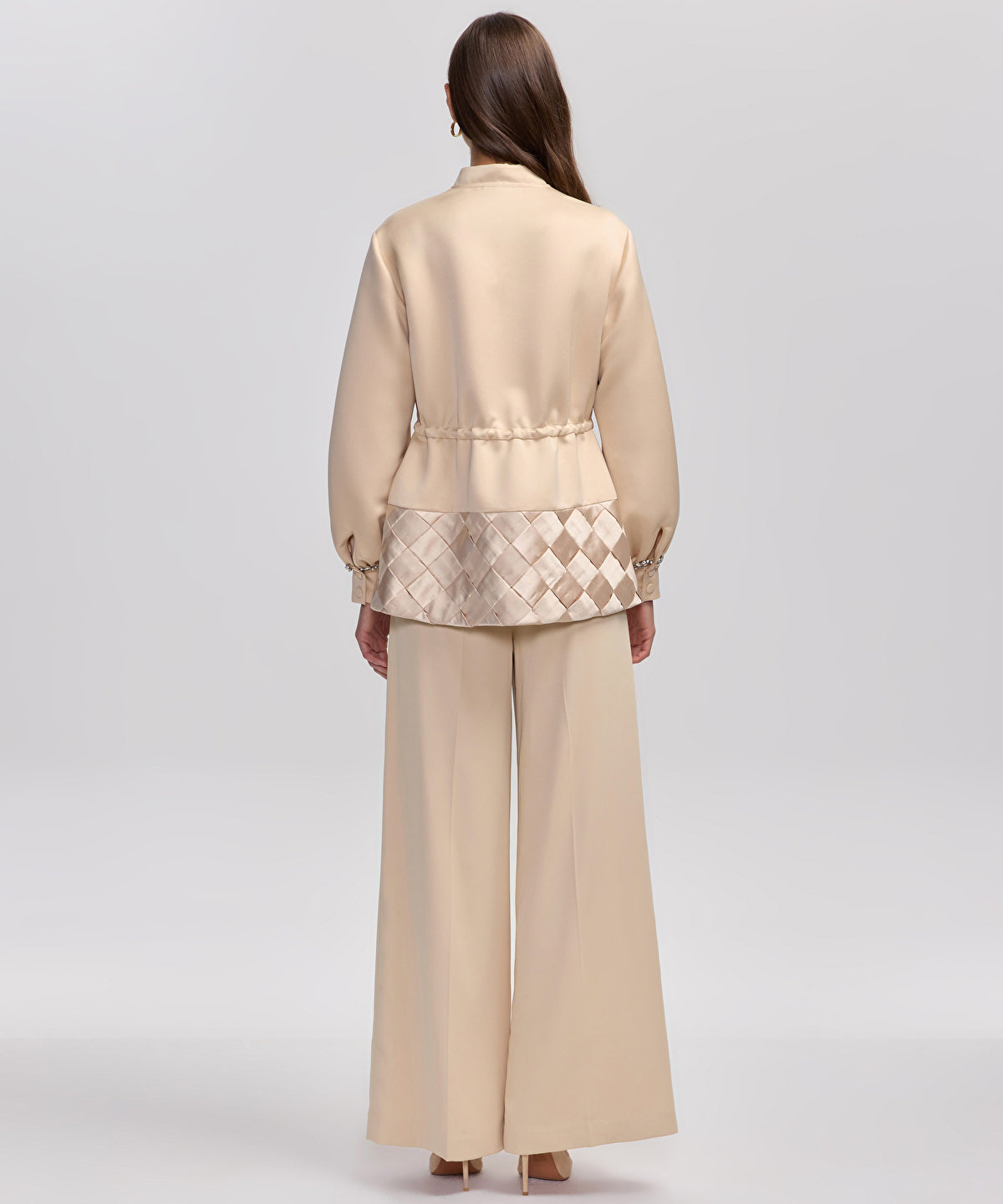 Zoomed Contrast Textured Jacket