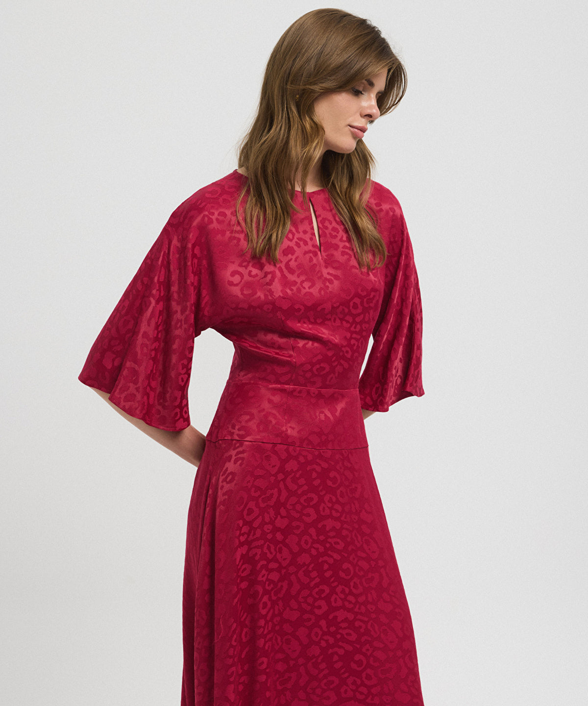 Jacquard Viscose Dress