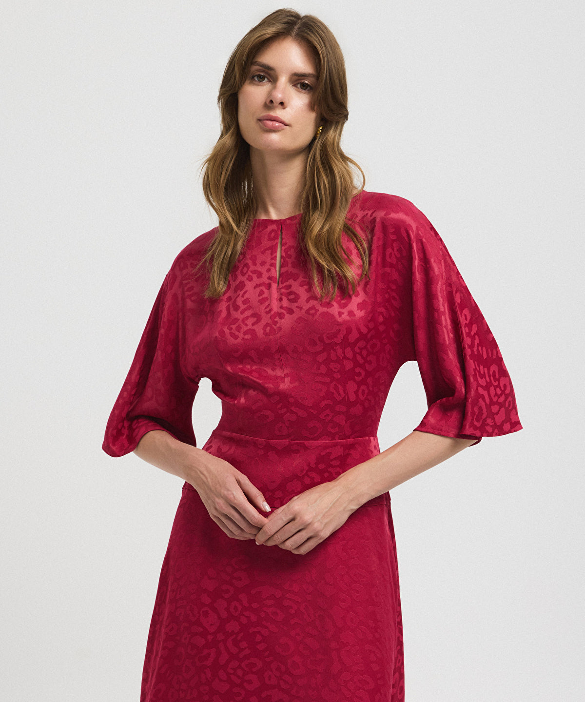 Jacquard Viscose Dress