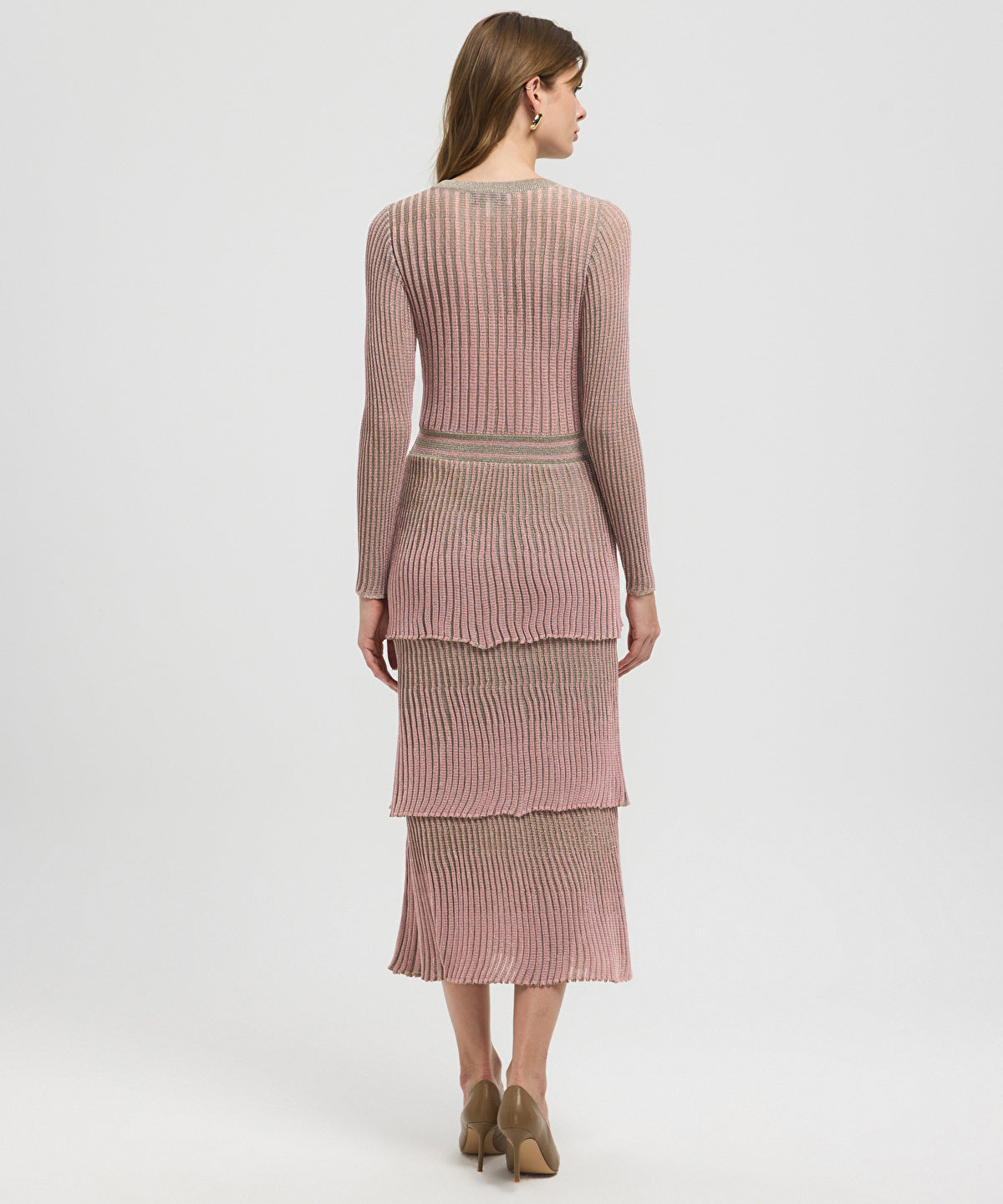 Tiered Hem Knit Dress