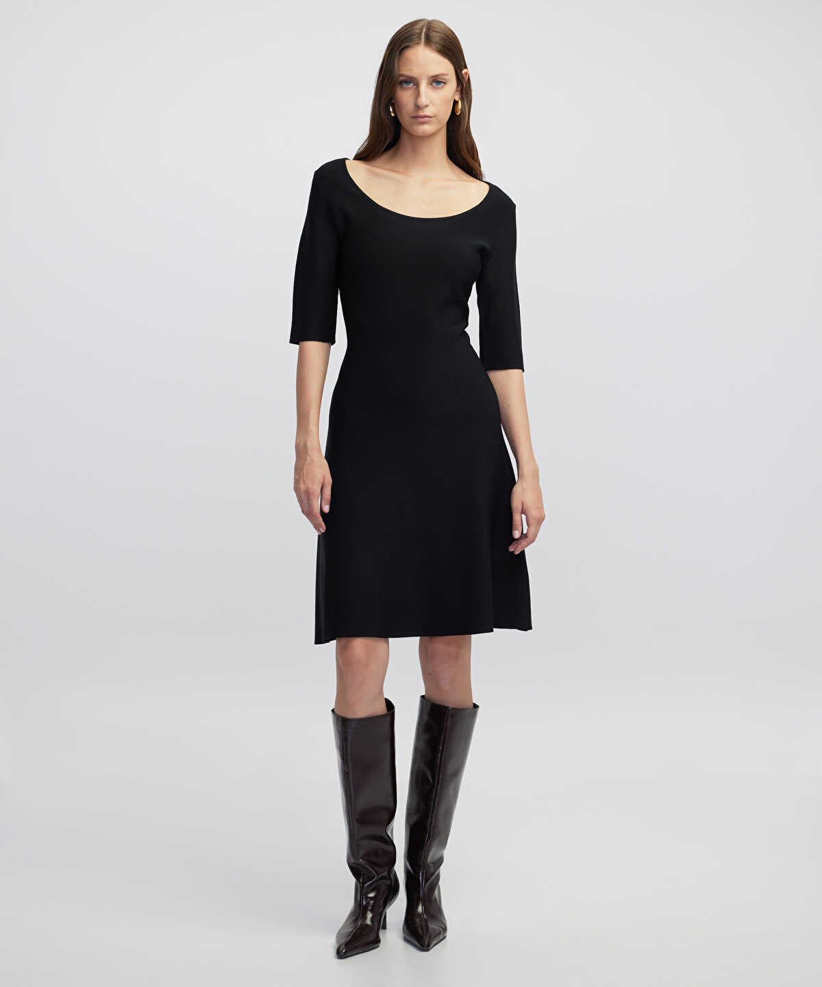 A-Line Knit Dress