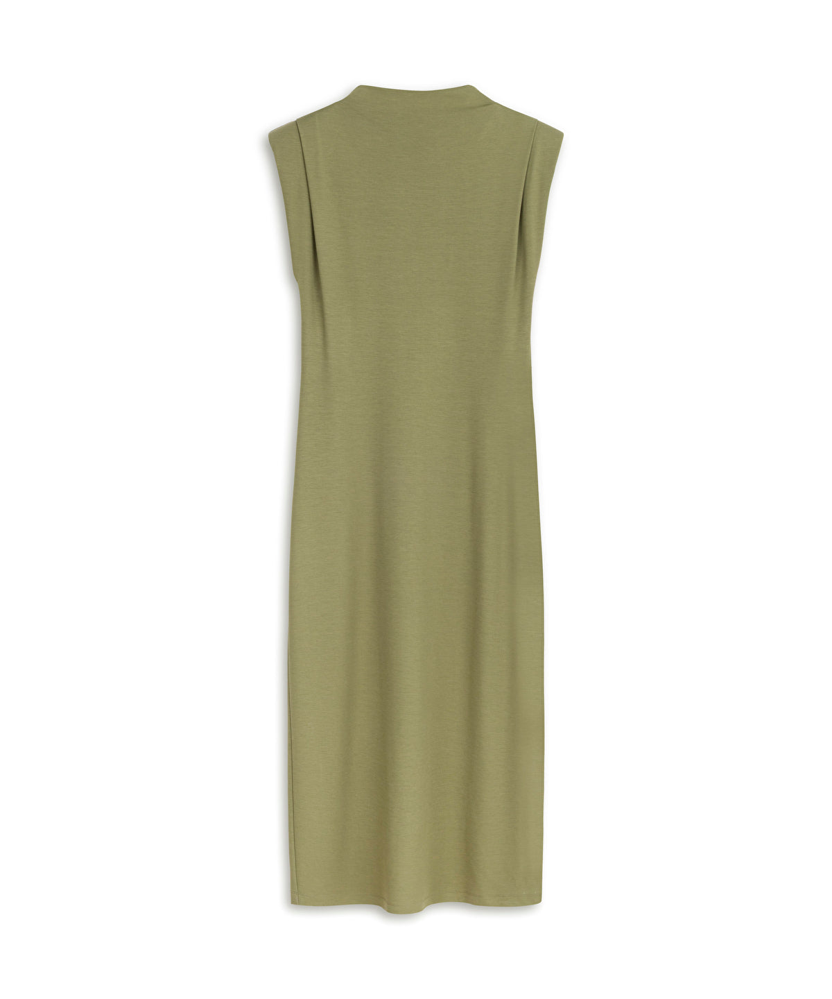 Zoomed Knit Dress with Shoulder Pads