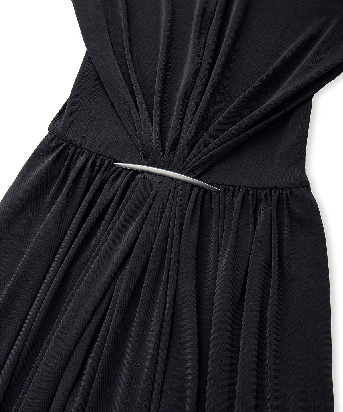 Gathered Jersey Dress