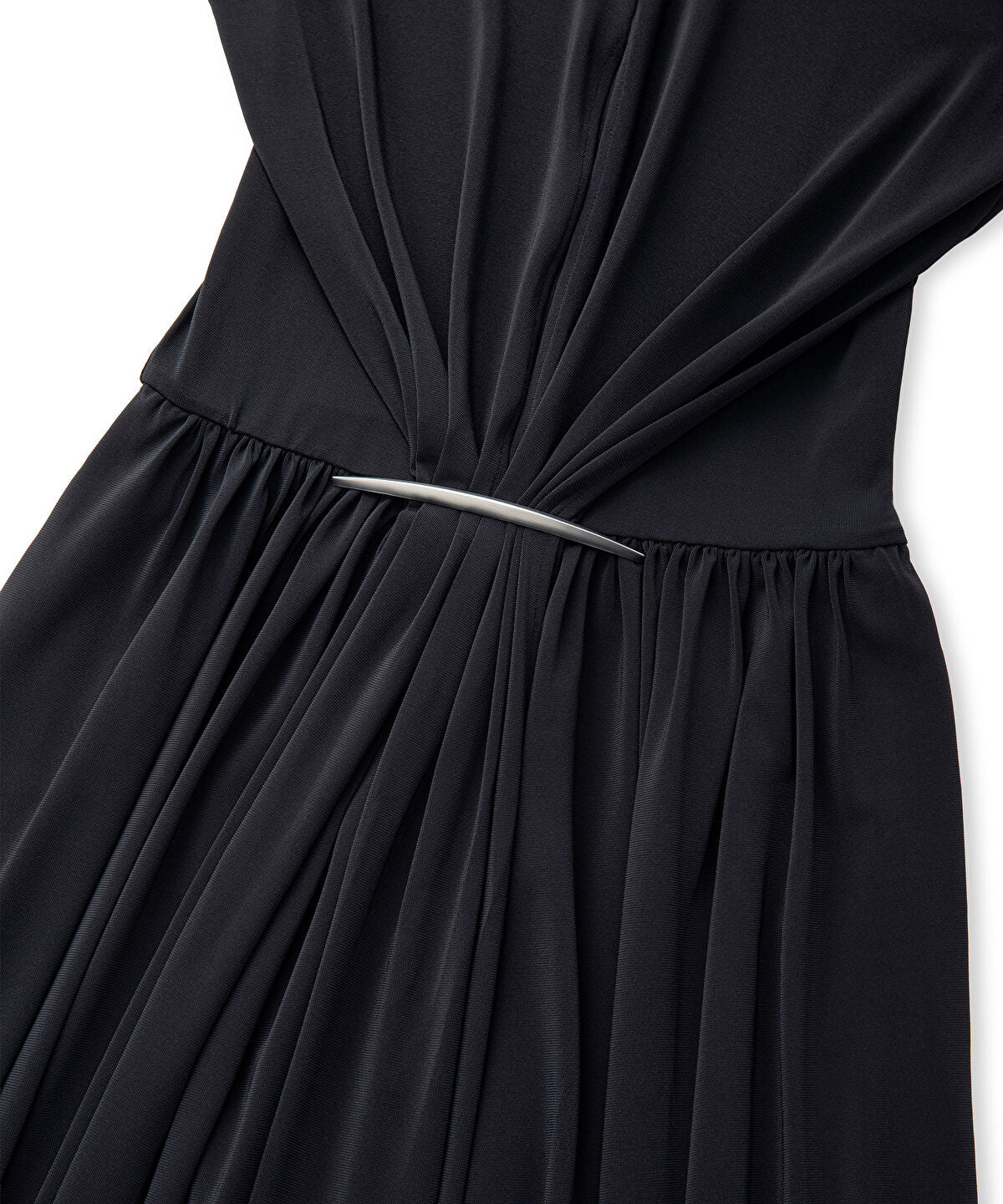 Gathered Jersey Dress