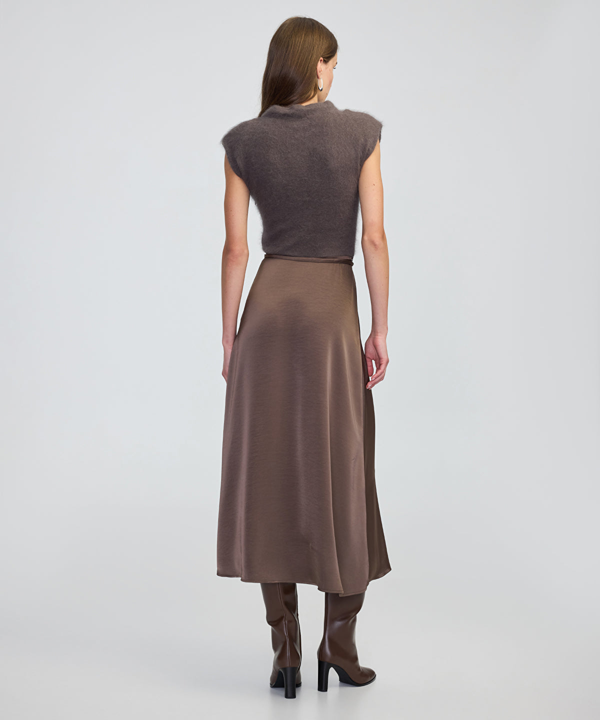 Belted Combination Dress