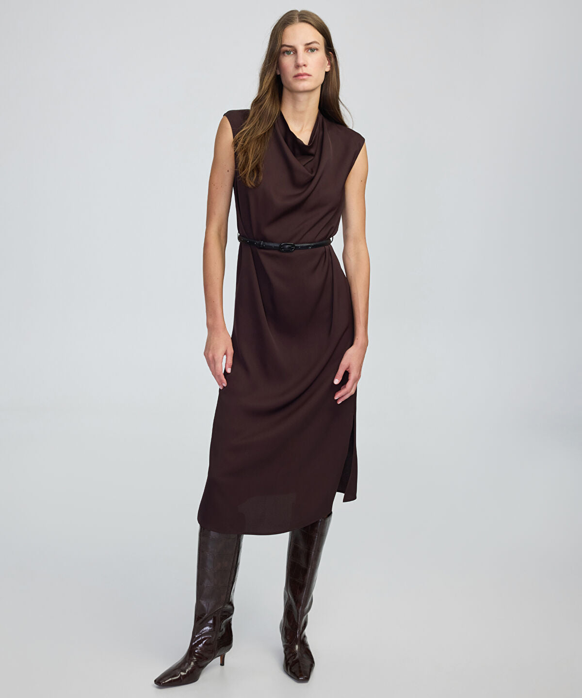 Belted Midi Dress