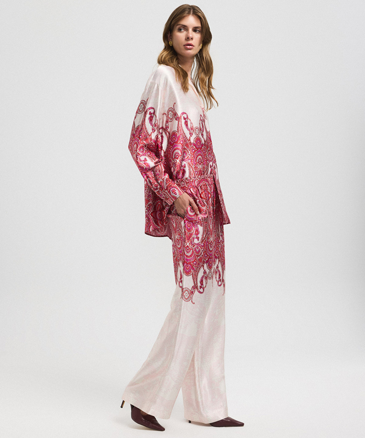 Printed Viscose Trousers