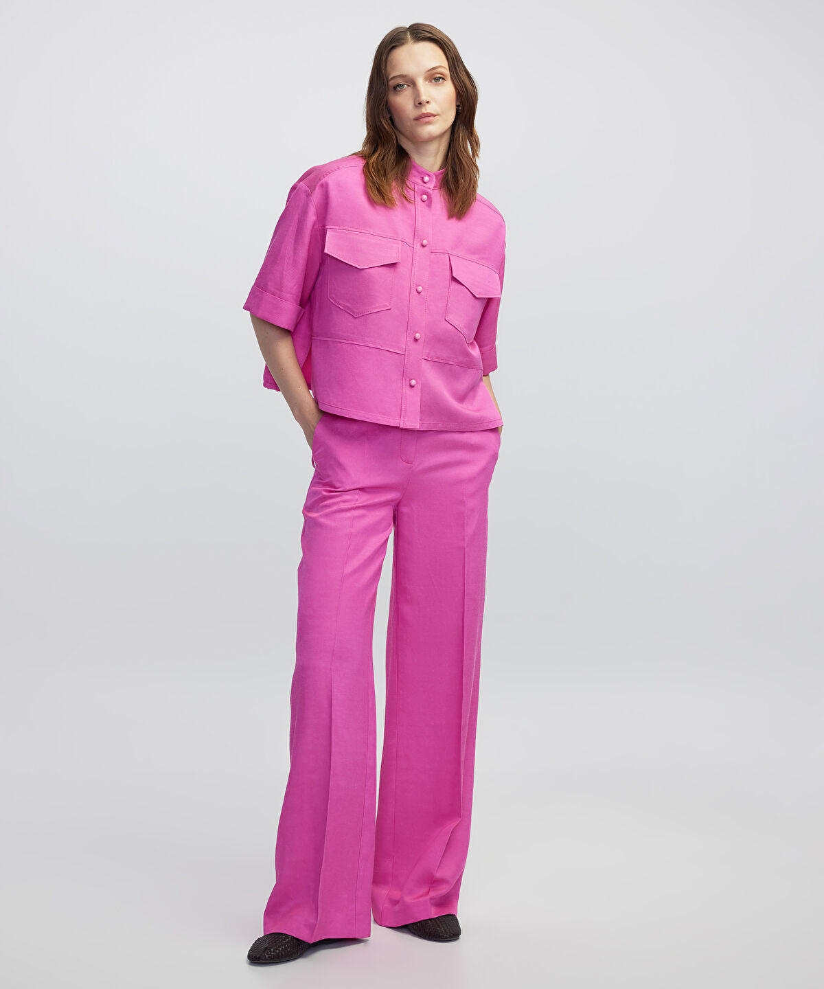 Wide-Leg Trousers