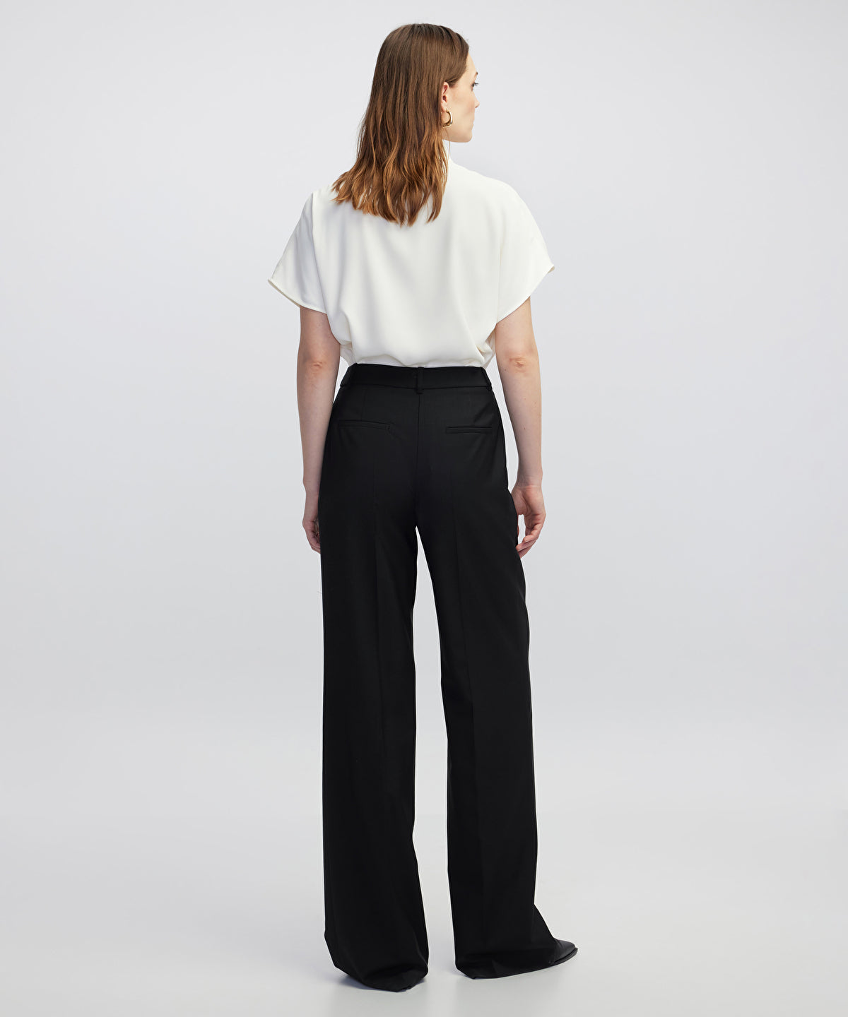Pleated Wool Trousers