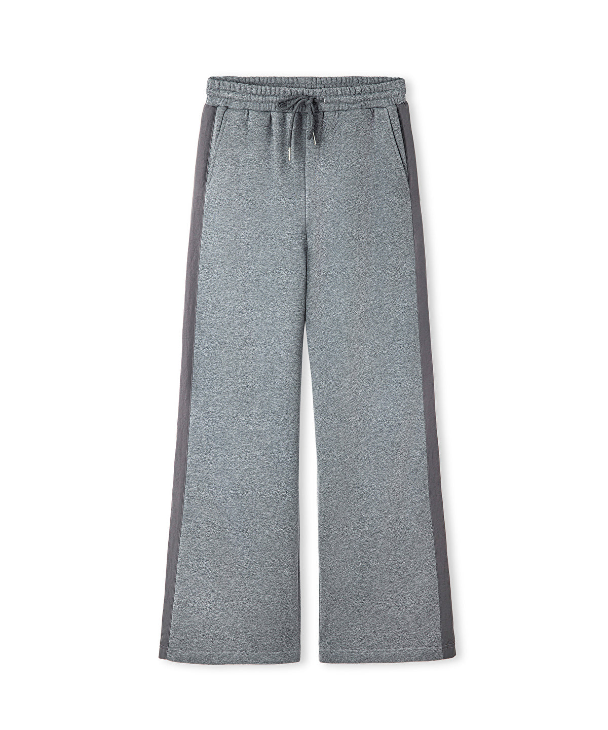 Zoomed Color-Block Wide-Leg Trousers