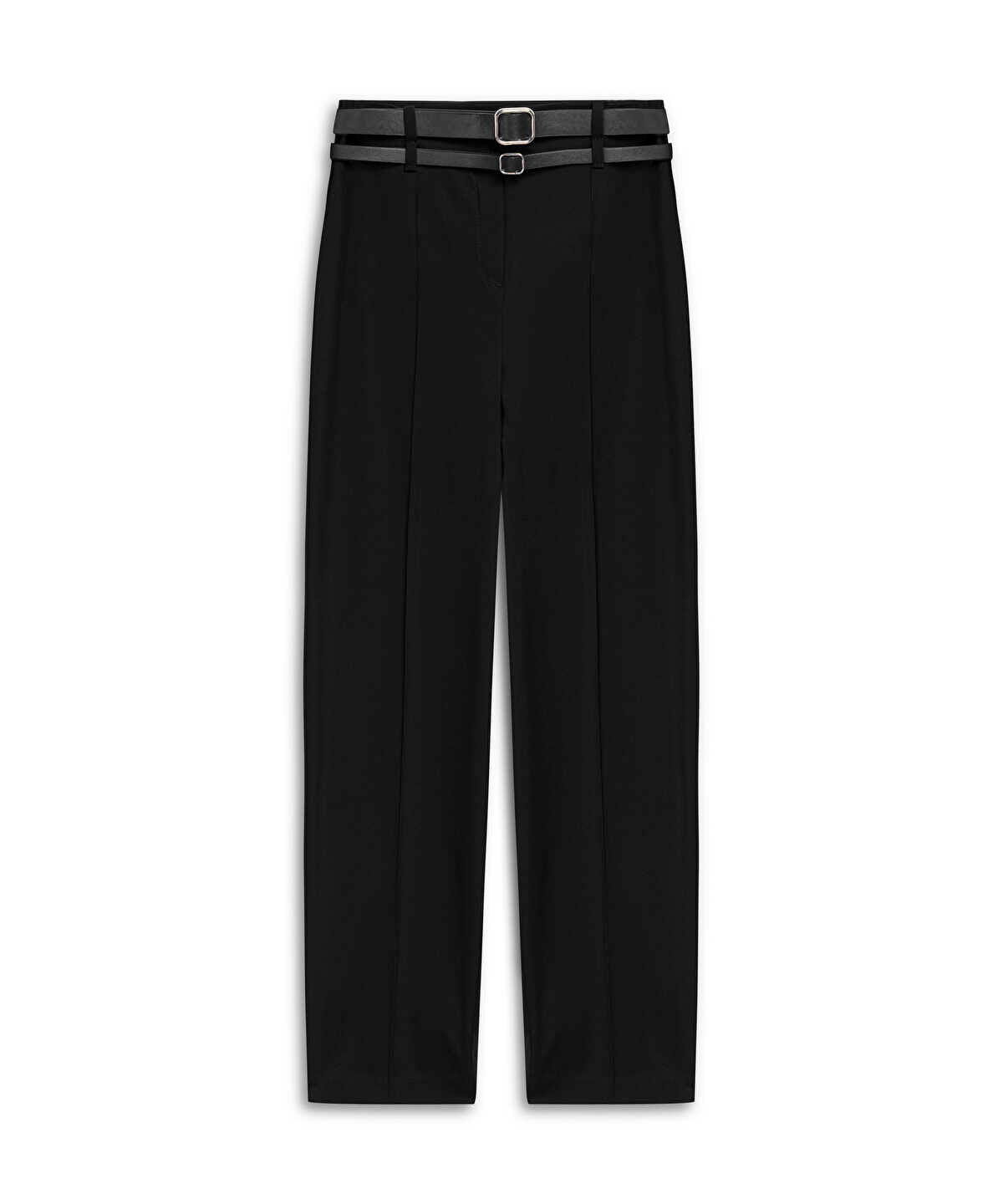 Double Belt Carrot Trousers