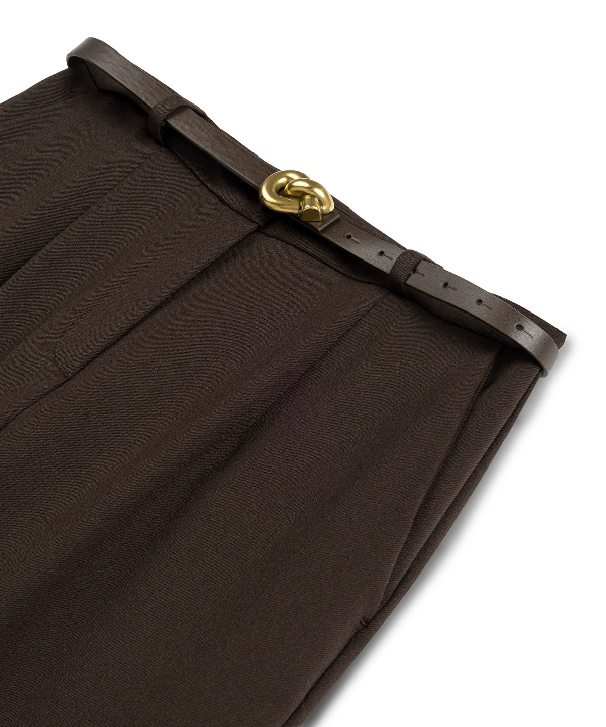 Zoomed Wide-Leg Press-Crease Trousers