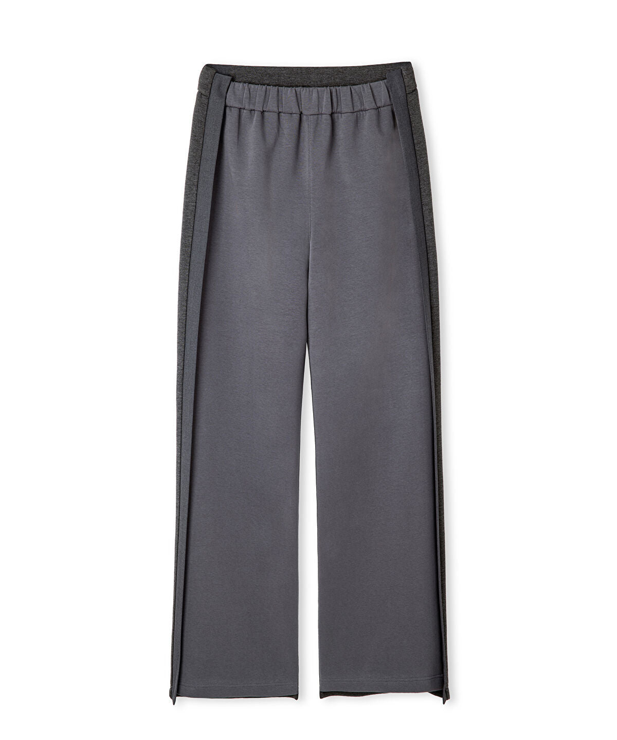 Color-Block Wide-Leg Trousers