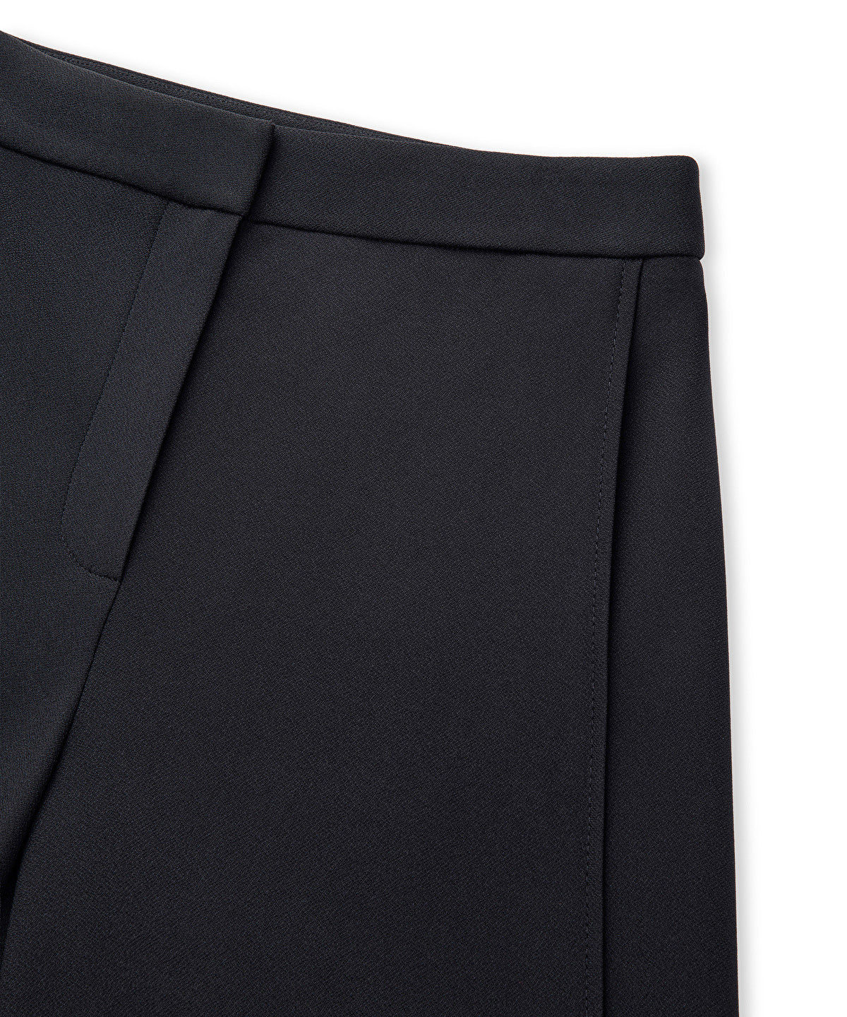 Side-Panel Wide-Leg Trousers