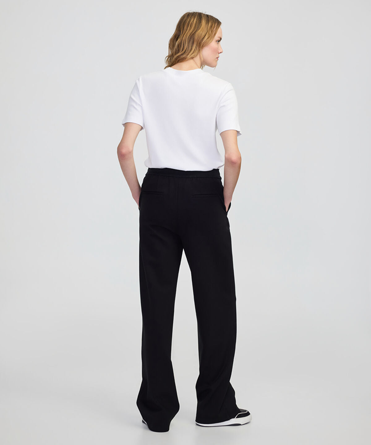 Mixed Wide-Leg Trousers