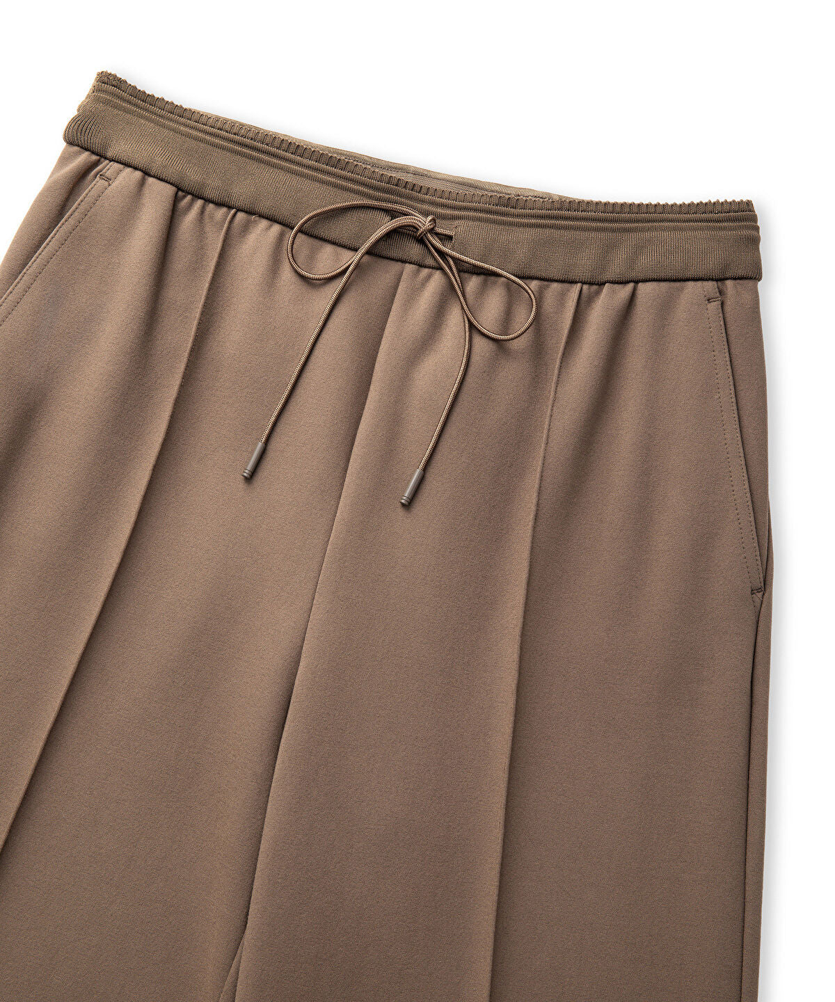Mixed Wide-Leg Trousers