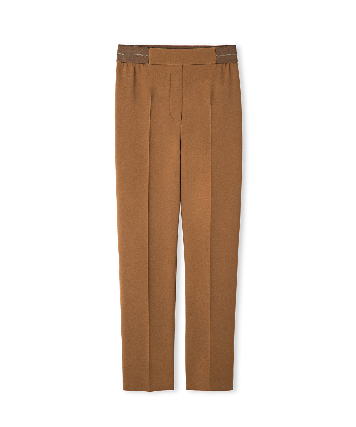 Metallic Stripe Skinny Trousers