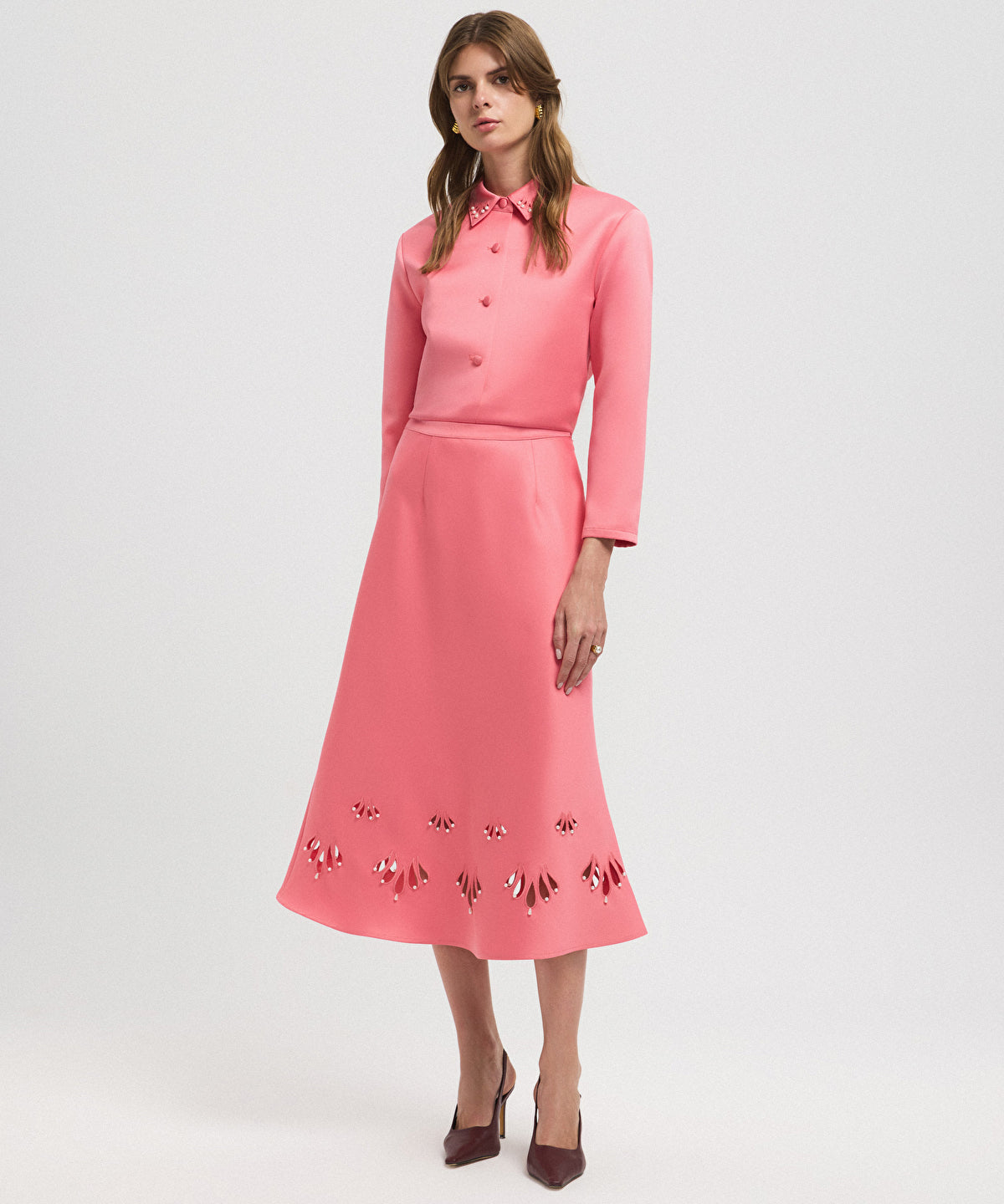 Zoomed Cutout Skirt