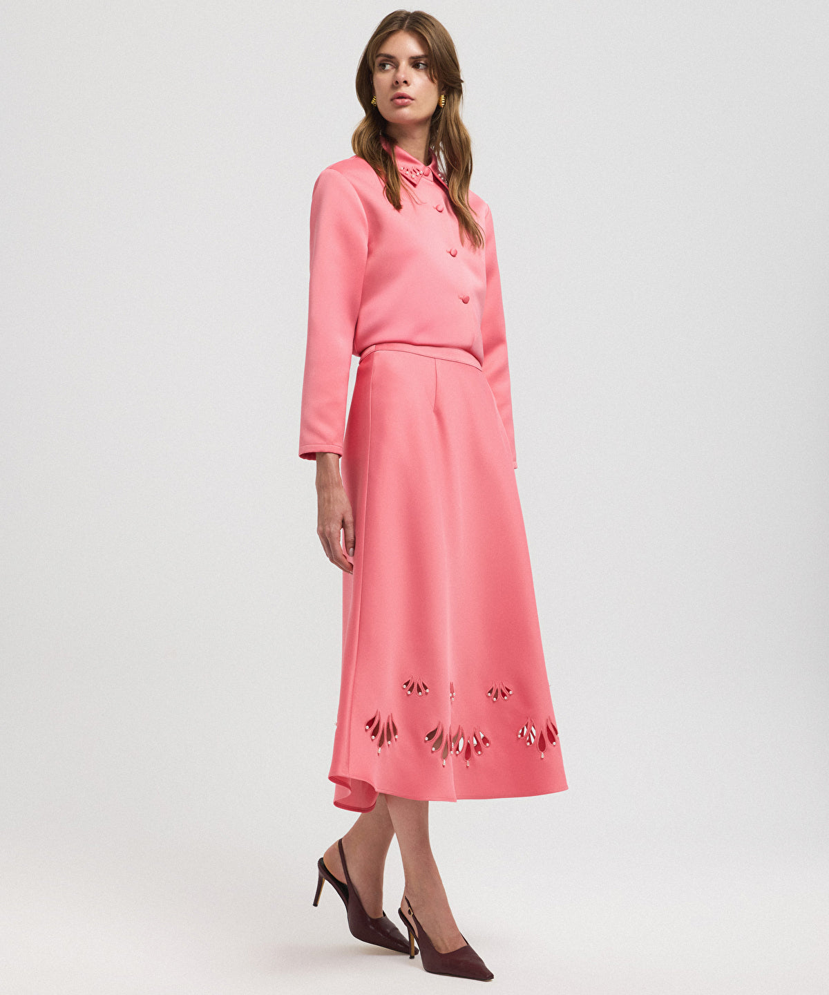 Zoomed Cutout Skirt