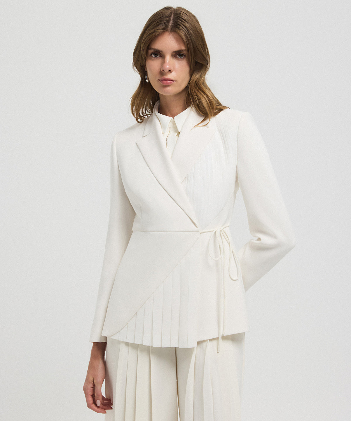 Double Breasted Belted Blazer