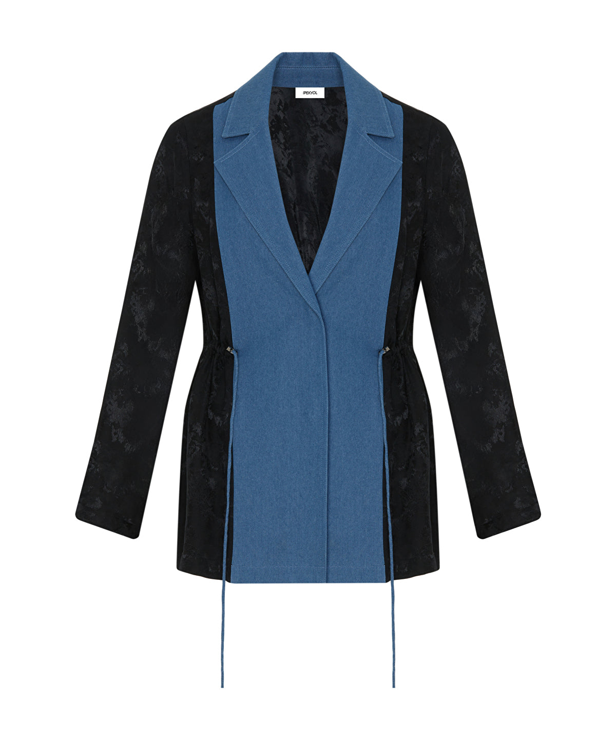 Zoomed Mixed Color-Block Jacket