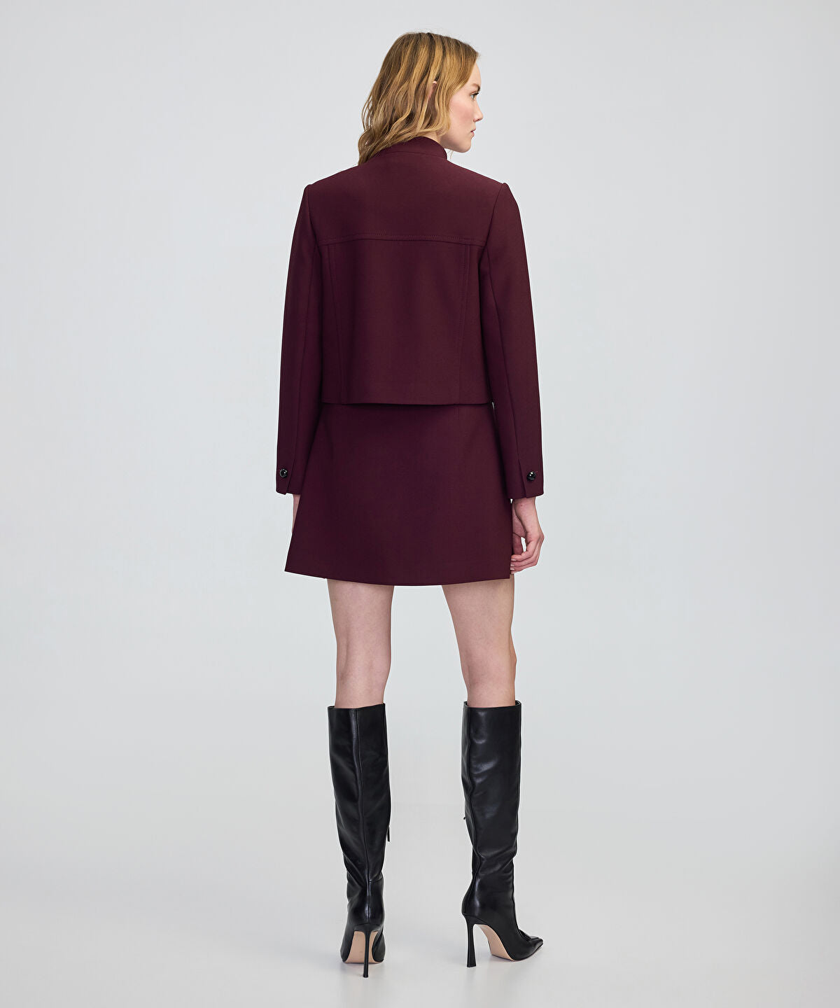 Contrast Button Jacket