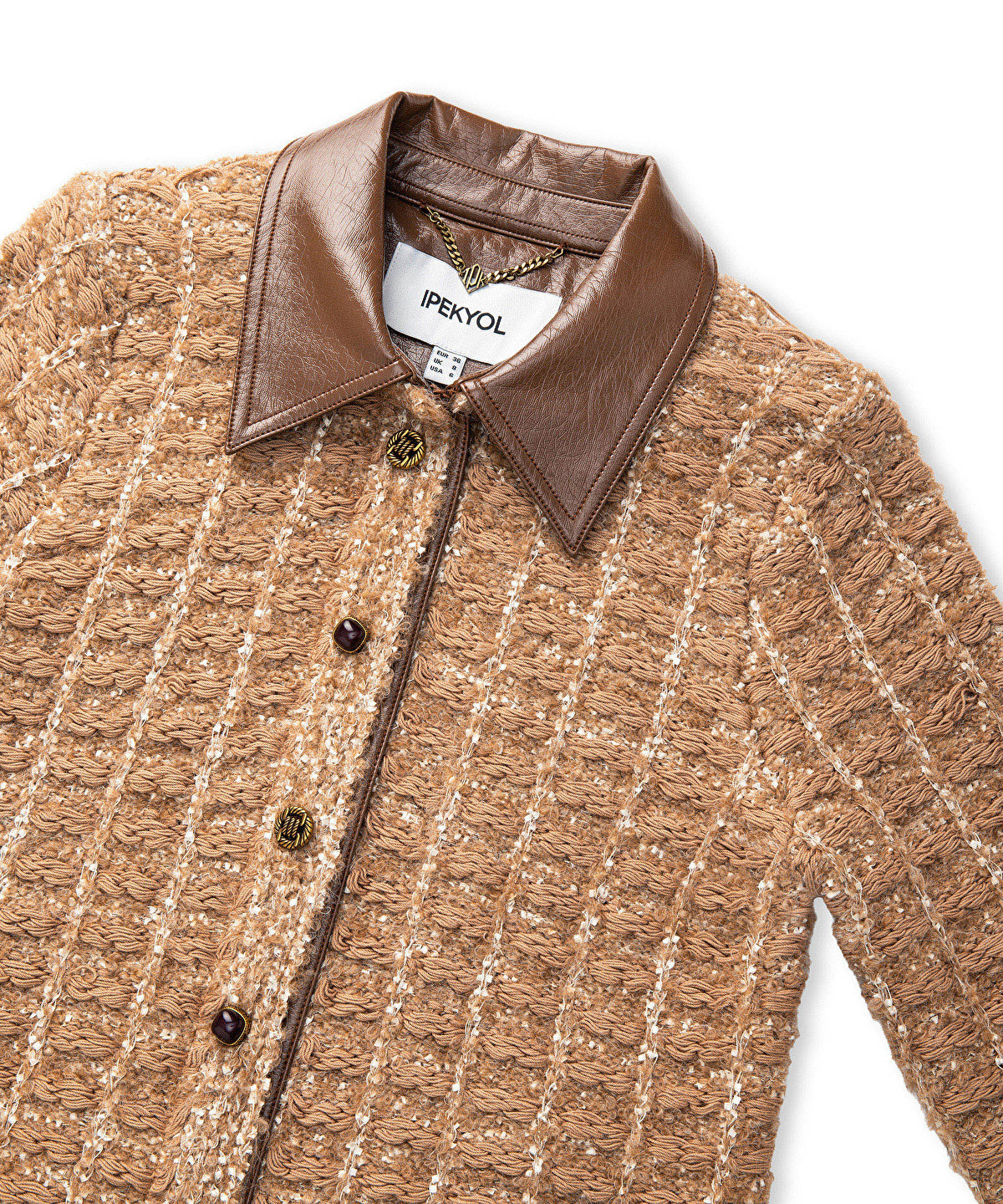 Zoomed Mixed Media Jacket