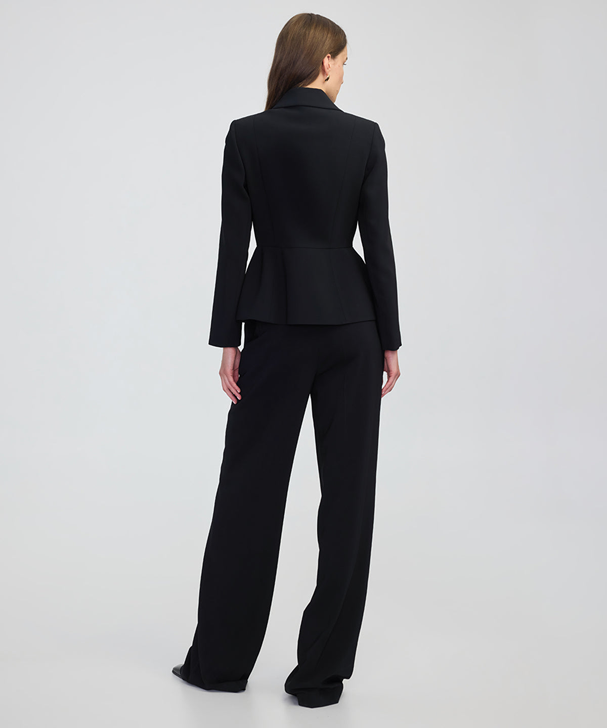 Pleated Peplum Jacket