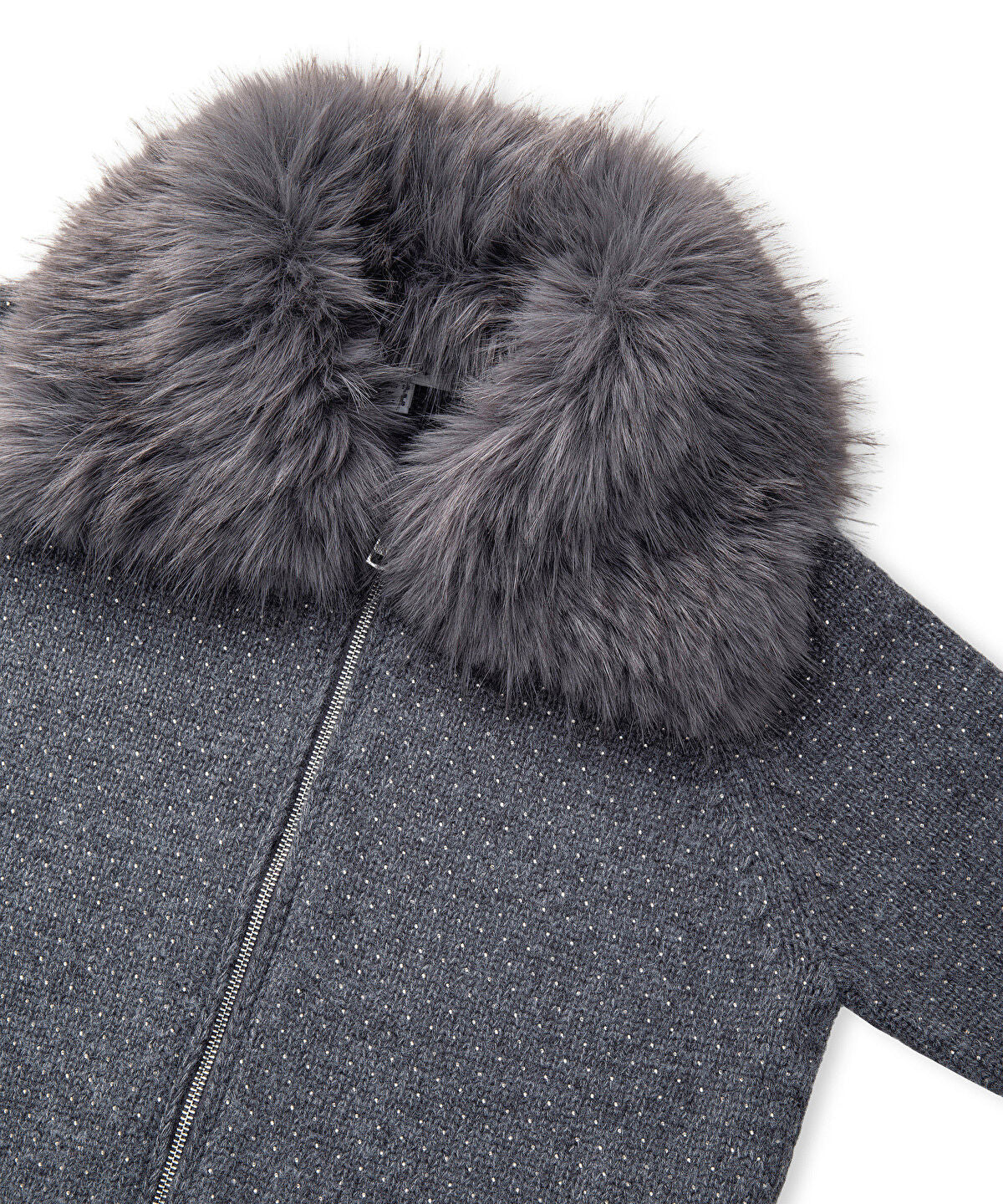 Removable Faux Fur Collar Jacket