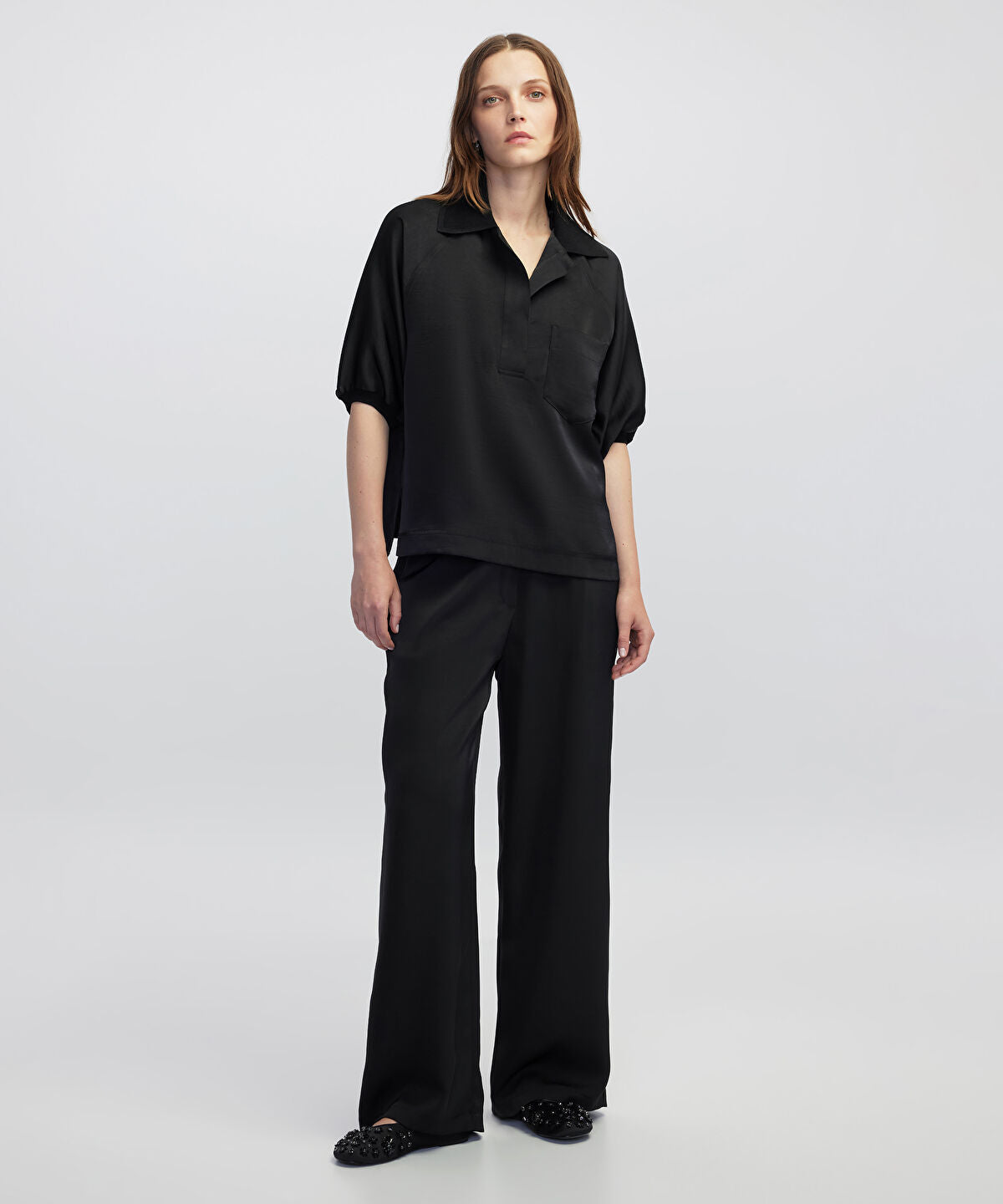 Mixed Media Blouse