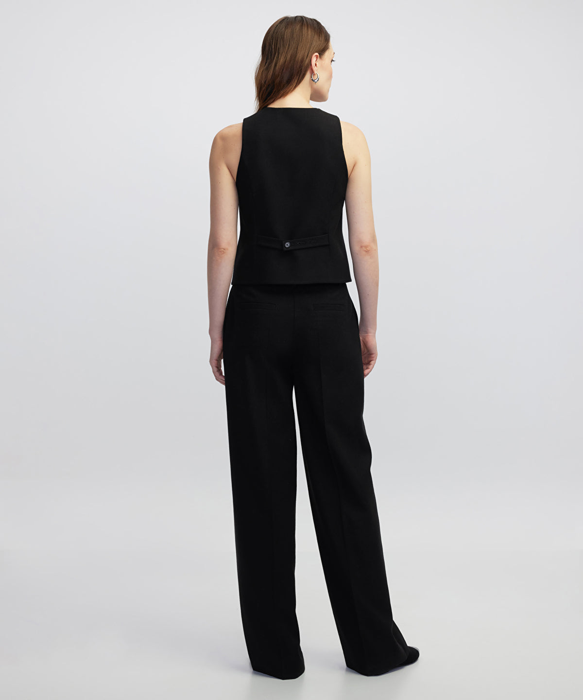 Zoomed Rhinestone Vest