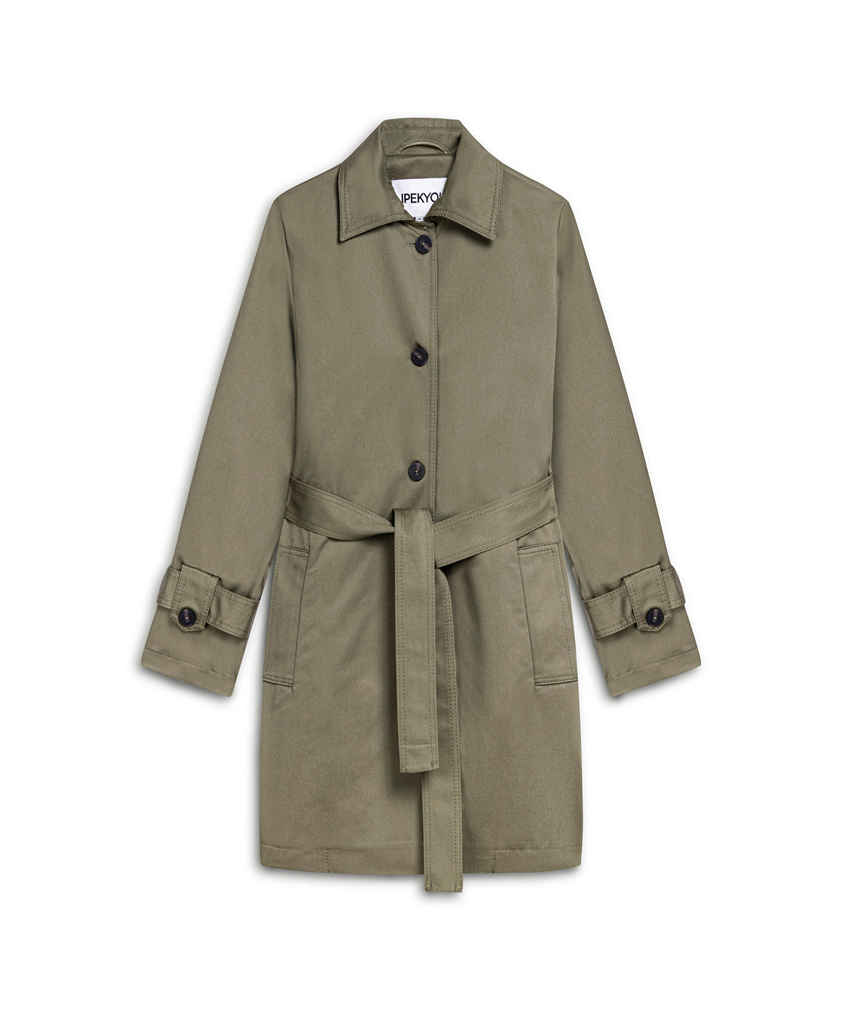 Belted Unlined Trench Coat