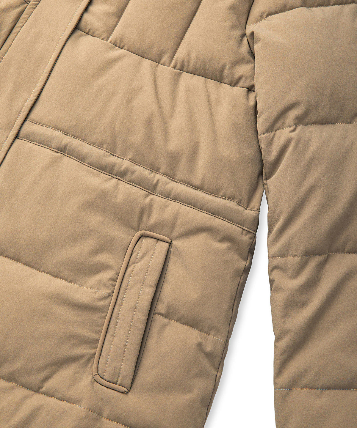 Quilted Puffer with Faux Fur Collar