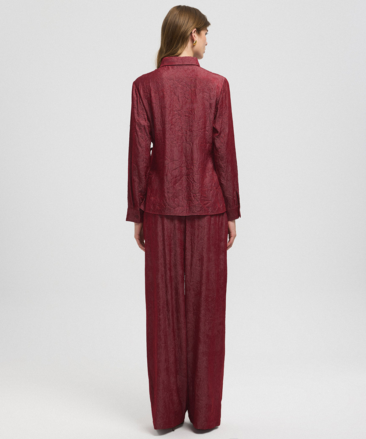 Asymmetric Tie Waist Shirt