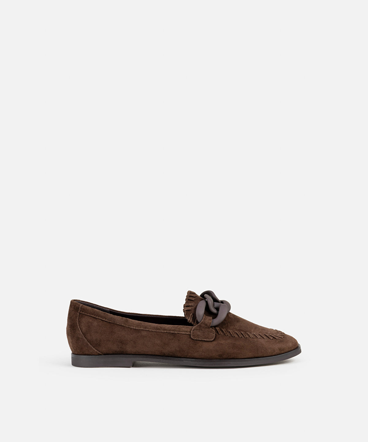 Zoomed Leather Loafers