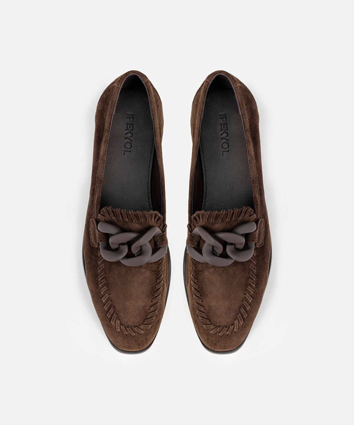 Zoomed Leather Loafers