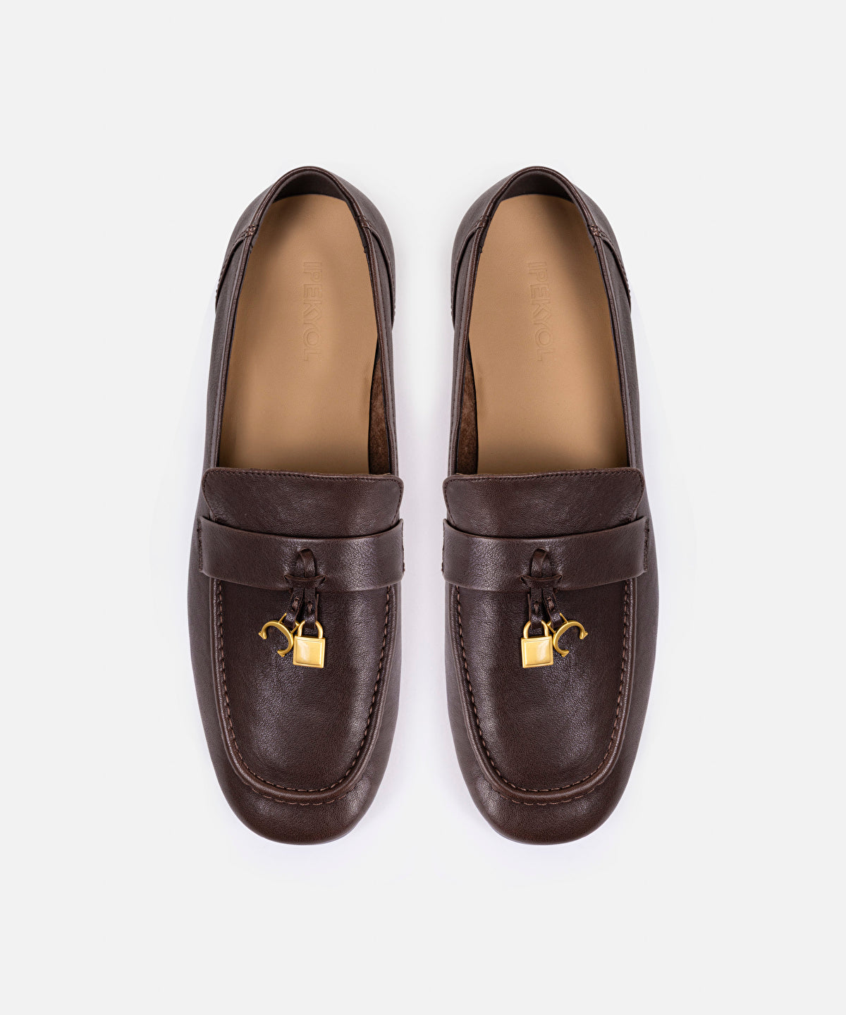 Embellished Leather Loafers