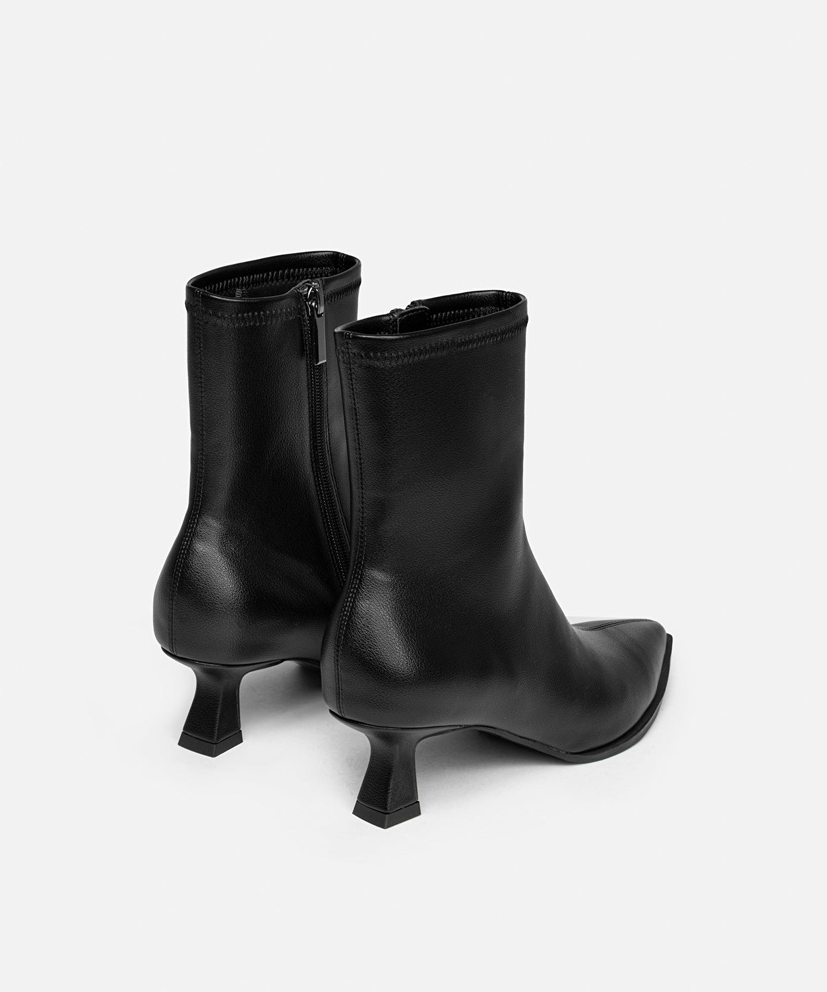 Zoomed Leather-Effect Boots