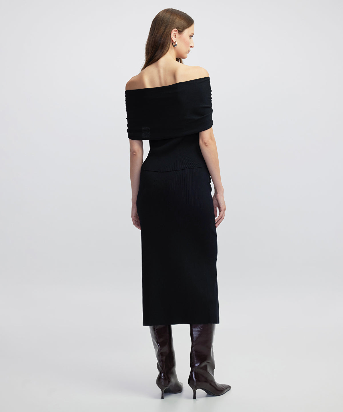 Off-the-Shoulder Knit Top