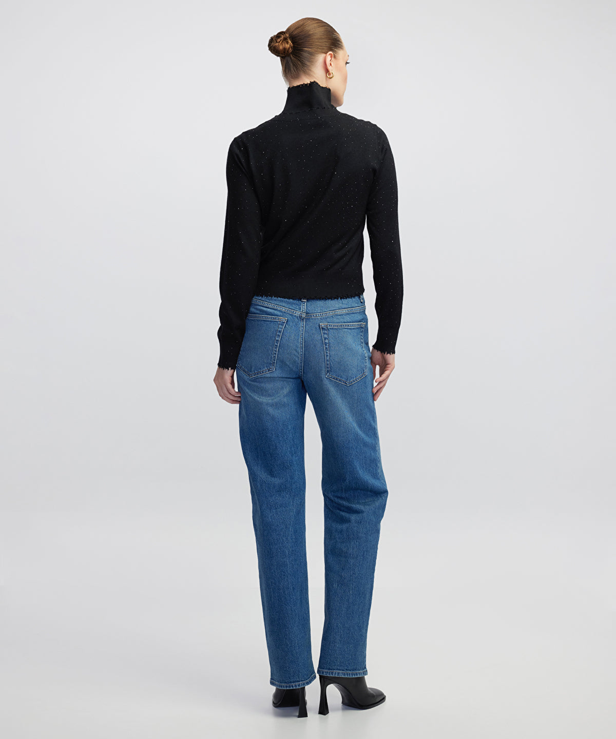 Rhinestone Knit Cardigan