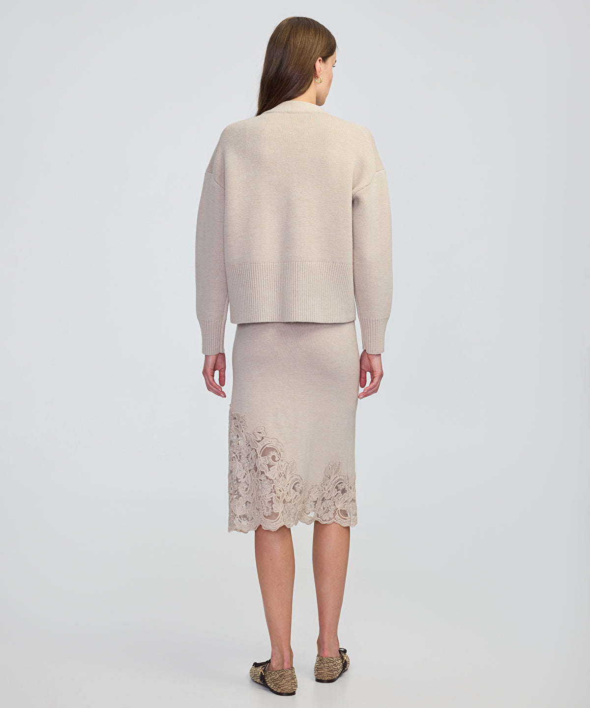 Metal Button Knit Cardigan