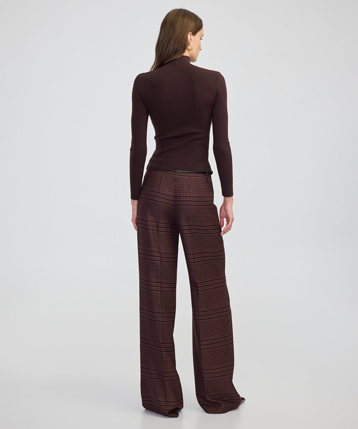 Layered-Effect Knit Top