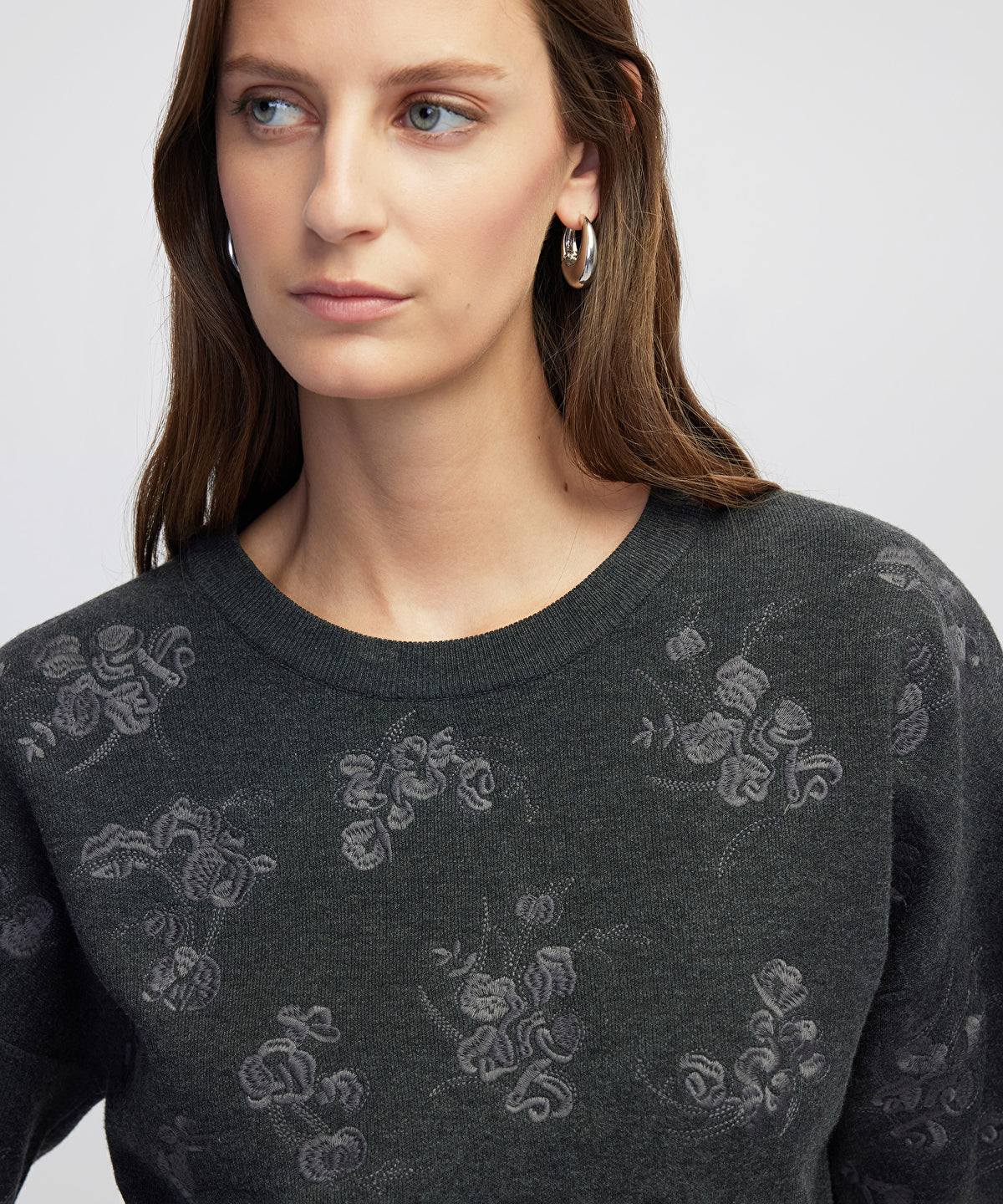 Embellished Knit T-Shirt