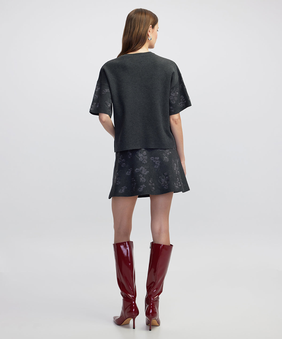 Embellished Knit T-Shirt