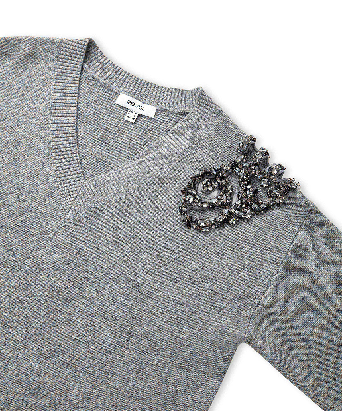 Embellished Knit Sweater